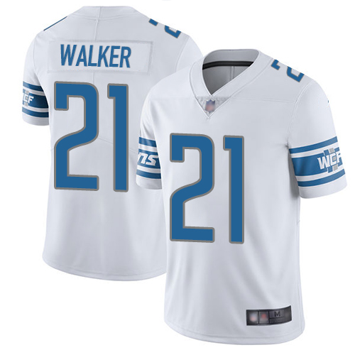 Detroit Lions Limited White Youth Tracy Walker Road Jersey NFL Football #21 Vapor Untouchable